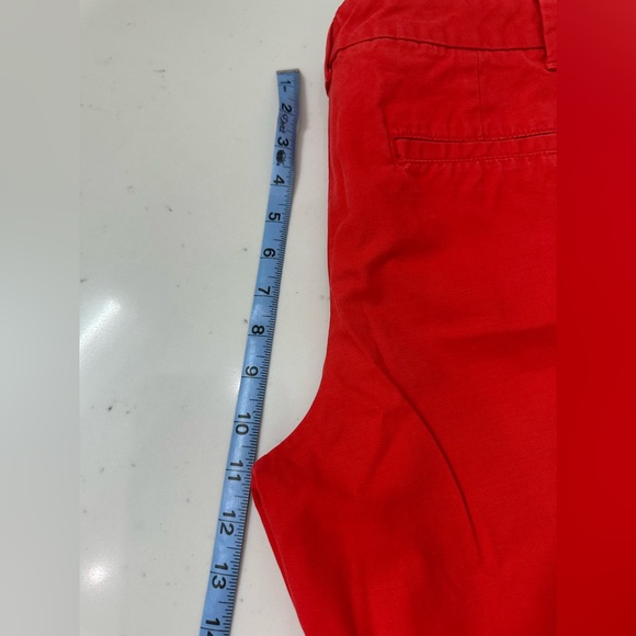 boyfriend Rolls-Up Khakis by GAP Red Skorts with Classic Flat Front Design - Picture 3 of 8